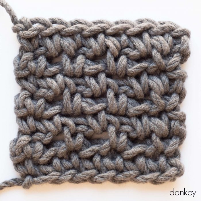 Diamond Blanket Colour Sample - web square - donkey | Homelea Lass contemporary crochet