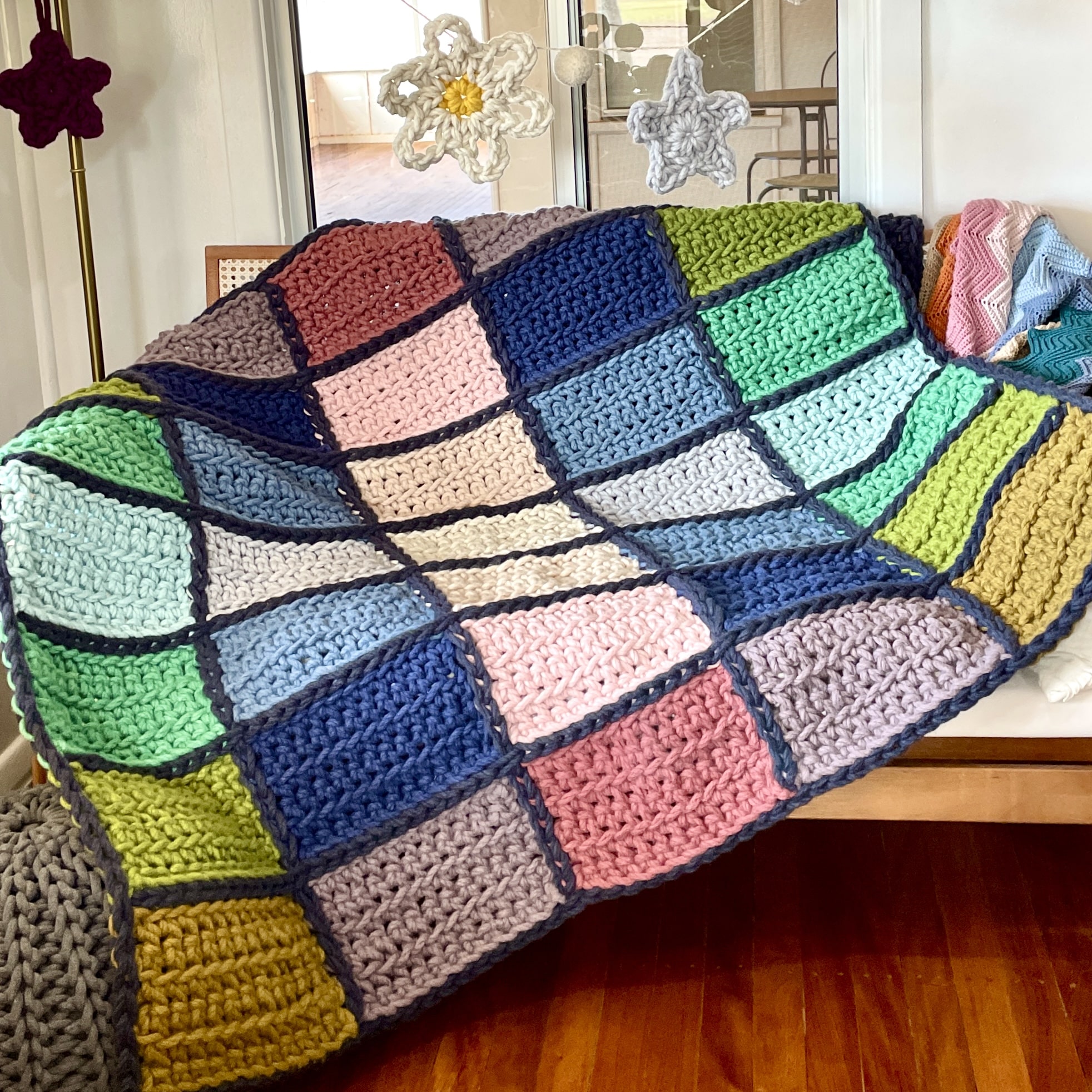 Folded Patch Blanket (left handed)